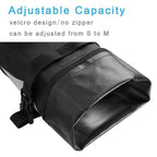 Bike Bag Waterproof Large Capacity Bicycle Bag Cycling Foldable Road Trunk Bike Packing Large Bike Bags Waterproof Bike Bag Under Seat Roll Up Cycling Rear Tail Pack Black 13L Stevvex
