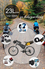 Bike Bag Waterproof Large Capacity Bicycle Bag Cycling Foldable Road Trunk Bike Packing Large Bike Bags Waterproof Bike Bag Under Seat Roll Up Cycling Rear Tail Pack Black 13L Stevvex