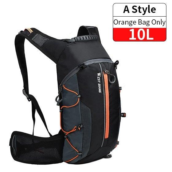 Bike Bags Portable Waterproof Backpack Cycling Water Bag Outdoor Sport Climbing Hiking Pouch Hydration Backpack  Bike Backpack  Mountain Biking Daypack Cycling Hiking Bicycle 10L Stevvex