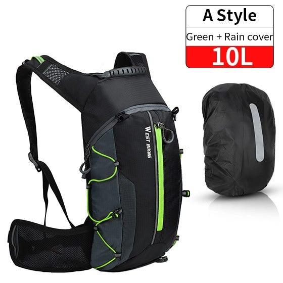 Bike Bags Portable Waterproof Backpack Cycling Water Bag Outdoor Sport Climbing Hiking Pouch Hydration Backpack  Bike Backpack  Mountain Biking Daypack Cycling Hiking Bicycle 10L Stevvex
