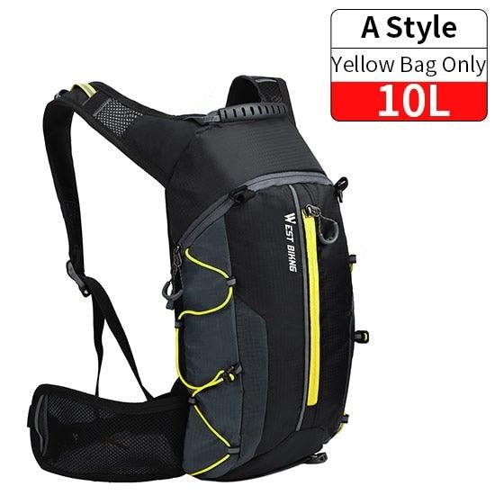 Bike Bags Portable Waterproof Backpack Cycling Water Bag Outdoor Sport Climbing Hiking Pouch Hydration Backpack  Bike Backpack  Mountain Biking Daypack Cycling Hiking Bicycle 10L Stevvex