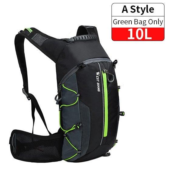 Bike Bags Portable Waterproof Backpack Cycling Water Bag Outdoor Sport Climbing Hiking Pouch Hydration Backpack  Bike Backpack  Mountain Biking Daypack Cycling Hiking Bicycle 10L Stevvex