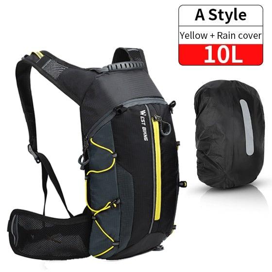 Bike Bags Portable Waterproof Backpack Cycling Water Bag Outdoor Sport Climbing Hiking Pouch Hydration Backpack  Bike Backpack  Mountain Biking Daypack Cycling Hiking Bicycle 10L Stevvex