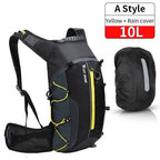 Bike Bags Portable Waterproof Backpack Cycling Water Bag Outdoor Sport Climbing Hiking Pouch Hydration Backpack  Bike Backpack  Mountain Biking Daypack Cycling Hiking Bicycle 10L Stevvex