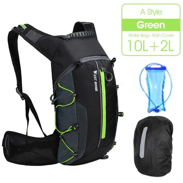 Bike Bags Portable Waterproof Backpack Cycling Water Bag Outdoor Sport Climbing Hiking Pouch Hydration Backpack  Bike Backpack  Mountain Biking Daypack Cycling Hiking Bicycle 10L Stevvex