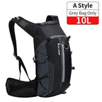 Bike Bags Portable Waterproof Backpack Cycling Water Bag Outdoor Sport Climbing Hiking Pouch Hydration Backpack  Bike Backpack  Mountain Biking Daypack Cycling Hiking Bicycle 10L Stevvex