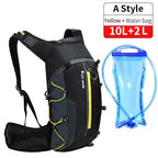 Bike Bags Portable Waterproof Backpack Cycling Water Bag Outdoor Sport Climbing Hiking Pouch Hydration Backpack  Bike Backpack  Mountain Biking Daypack Cycling Hiking Bicycle 10L Stevvex