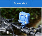Bike Bell 4 Lamp Cycling Light 1200mAh Electric Horn Waterproof USB Charging Loud Alarm Security Bicycle Bell Bright Eyes Fully Waterproof Lumen Rechargeable Mountain Road Bike Headlight Stevvex