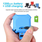 Bike Bell 4 Lamp Cycling Light 1200mAh Electric Horn Waterproof USB Charging Loud Alarm Security Bicycle Bell Bright Eyes Fully Waterproof Lumen Rechargeable Mountain Road Bike Headlight Stevvex