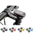Bike Computer Mount Stem Top Cap Stopwatch Bracket Road Bicycle Speedometer Fixed Holder Base Universal Aluminum Riding Mobile Holder Connect Quickly System MTB Road Bicycle Handlebar Stevvex