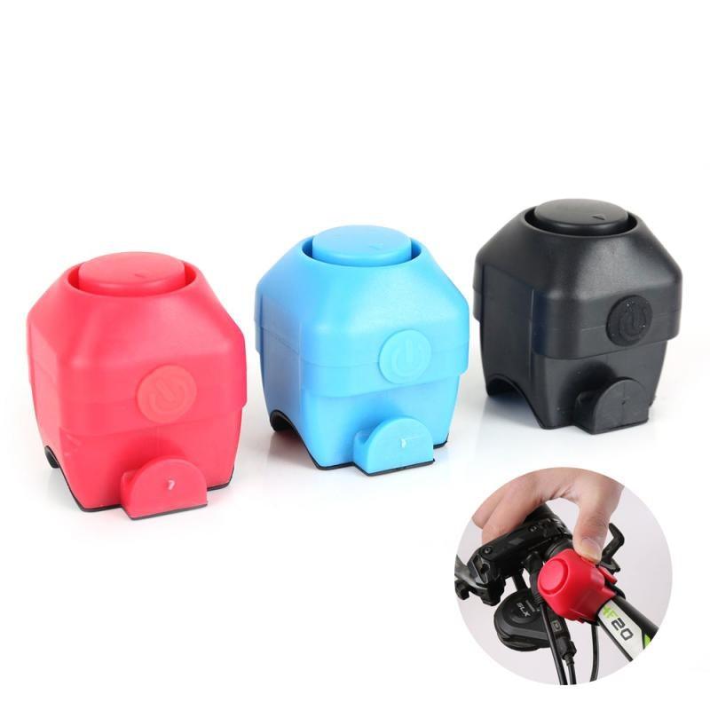 Bike Electronic Loud Horn Cycling Safety Warning Electric Bell Police Siren Bicycle Handlebar Alarm Ring Bell Bike Accessories  Electric Bike Horn Loud Bicycle Horns Safety Cycling Bells Warning Horns Biking Accessories Stevvex