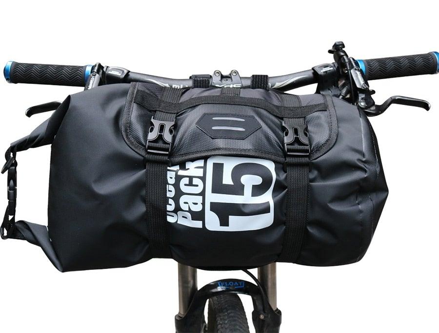 Bike Front Tube Bag Waterproof Bicycle Handlebar Basket Pack Cycling Front Frame Bicycle Accessories Waterproof Handlebar Bags Bike packing Bags Front Packs For Road Bicycles Bike Packing Accessories Stevvex