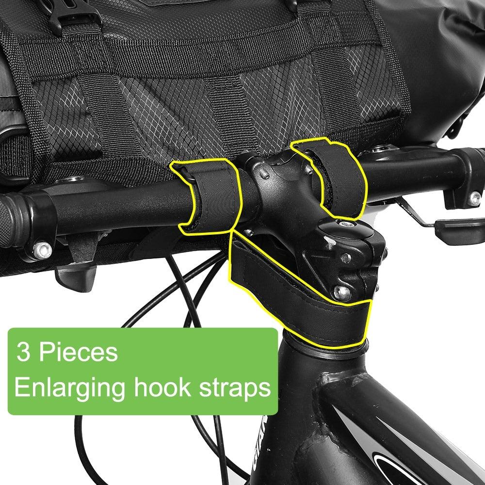 Bike Front Tube Bag Waterproof Bicycle Handlebar Basket Pack Cycling Front Frame Bicycle Accessories Waterproof Handlebar Bags Bike packing Bags Front Packs For Road Bicycles Bike Packing Accessories Stevvex