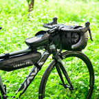 Bike Front Tube Bag Waterproof Bicycle Handlebar Basket Pack Cycling Front Frame Bicycle Accessories Waterproof Handlebar Bags Bike packing Bags Front Packs For Road Bicycles Bike Packing Accessories Stevvex