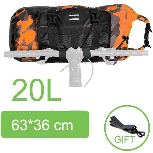 Bike Front Tube Bag Waterproof Bicycle Handlebar Basket Pack Cycling Front Frame Bicycle Accessories Waterproof Handlebar Bags Bike packing Bags Front Packs For Road Bicycles Bike Packing Accessories Stevvex