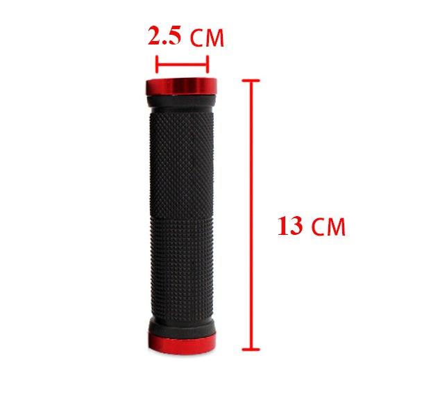 Bike Handlebar Cover Grips Anti-Slip Mountain Road Cycling Bike Bicycle Smooth Soft Rubber Handle Grip Lock Bar Non-Slip-Rubber Bicycle Handle Grip With Aluminum Lock Rubber Comfortable Bike Grips Stevvex