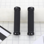 Bike Handlebar Cover Grips Anti-Slip Mountain Road Cycling Bike Bicycle Smooth Soft Rubber Handle Grip Lock Bar Non-Slip-Rubber Bicycle Handle Grip With Aluminum Lock Rubber Comfortable Bike Grips Stevvex