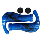 Bike Handlebar Ergonomics Bicycle Grips Bar Ends Plugs Grips Comfortable Bike Handle Grips Ergonomic Bike Grips Shock Absorption Mountain Bike Grips Non-Slip Bicycle Grips Aluminum Alloy Rings For Bicycle Stevvex
