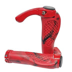 Bike Handlebar Ergonomics Bicycle Grips Bar Ends Plugs Grips Comfortable Bike Handle Grips Ergonomic Bike Grips Shock Absorption Mountain Bike Grips Non-Slip Bicycle Grips Aluminum Alloy Rings For Bicycle Stevvex
