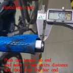 Bike Handlebar Ergonomics Bicycle Grips Bar Ends Plugs Grips Comfortable Bike Handle Grips Ergonomic Bike Grips Shock Absorption Mountain Bike Grips Non-Slip Bicycle Grips Aluminum Alloy Rings For Bicycle Stevvex