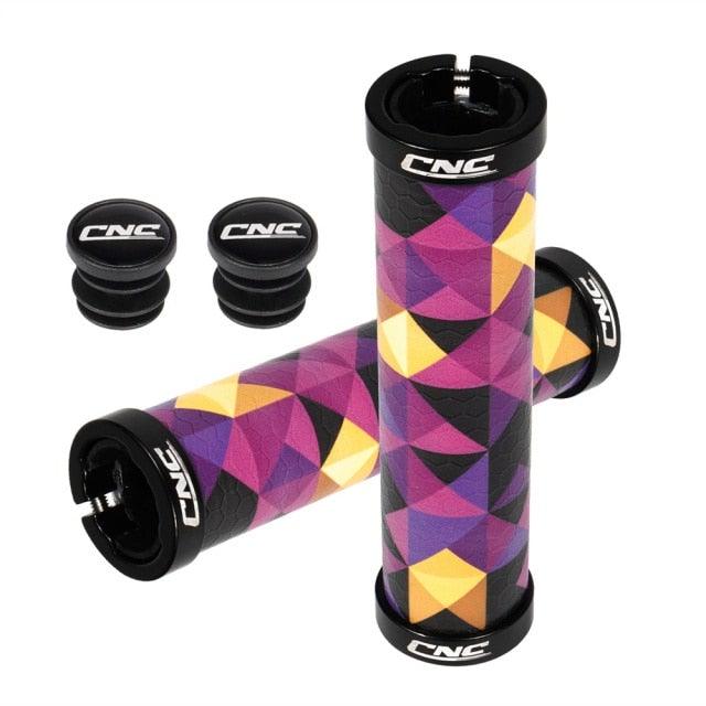 Bike Handlebar Grips Lock On Bicycle Grips MTB Gel Silicone Mountain Bike Cycling Handle Bar Grips Non-slip Lock-on Bicycle Hand Bike Grips For Mountain Bike Scooter Stevvex