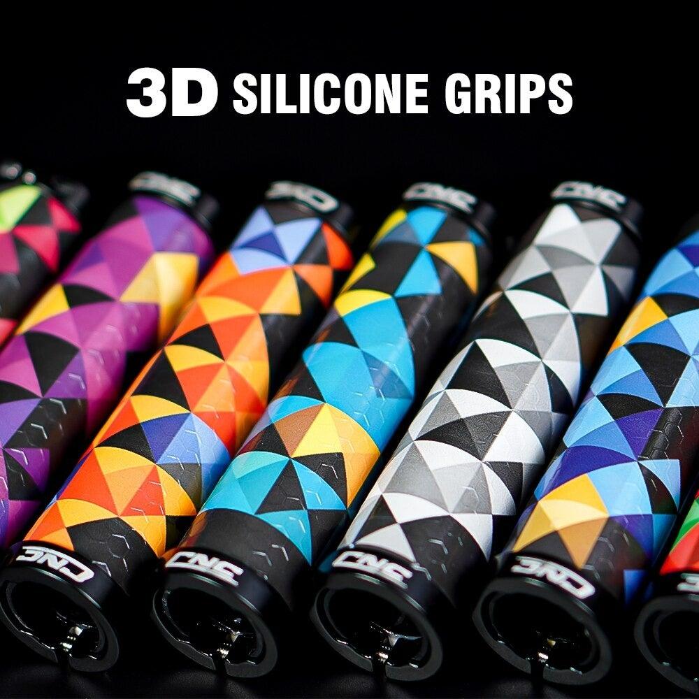 Bike Handlebar Grips Lock On Bicycle Grips MTB Gel Silicone Mountain Bike Cycling Handle Bar Grips Non-slip Lock-on Bicycle Hand Bike Grips For Mountain Bike Scooter Stevvex