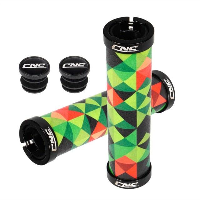 Bike Handlebar Grips Lock On Bicycle Grips MTB Gel Silicone Mountain Bike Cycling Handle Bar Grips Non-slip Lock-on Bicycle Hand Bike Grips For Mountain Bike Scooter Stevvex