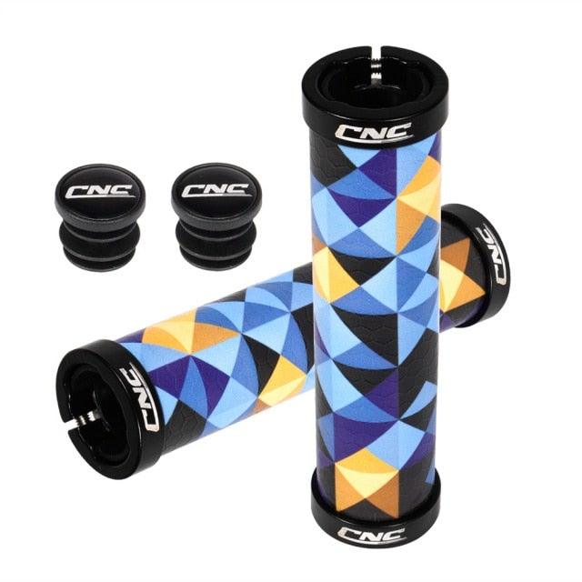 Bike Handlebar Grips Lock On Bicycle Grips MTB Gel Silicone Mountain Bike Cycling Handle Bar Grips Non-slip Lock-on Bicycle Hand Bike Grips For Mountain Bike Scooter Stevvex