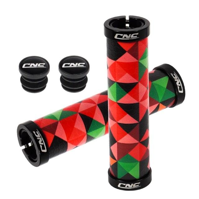 Bike Handlebar Grips Lock On Bicycle Grips MTB Gel Silicone Mountain Bike Cycling Handle Bar Grips Non-slip Lock-on Bicycle Hand Bike Grips For Mountain Bike Scooter Stevvex