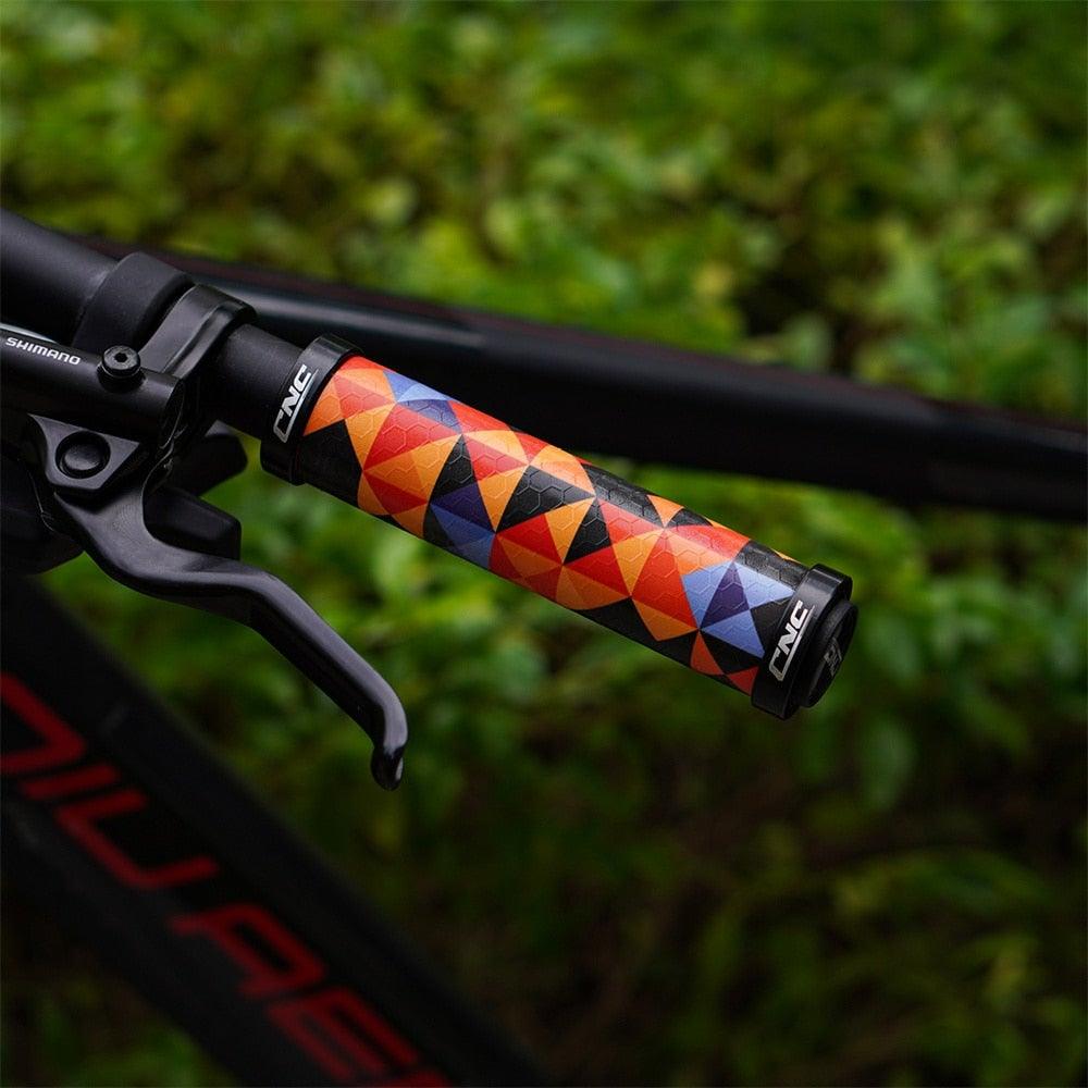Bike Handlebar Grips Lock On Bicycle Grips MTB Gel Silicone Mountain Bike Cycling Handle Bar Grips Non-slip Lock-on Bicycle Hand Bike Grips For Mountain Bike Scooter Stevvex