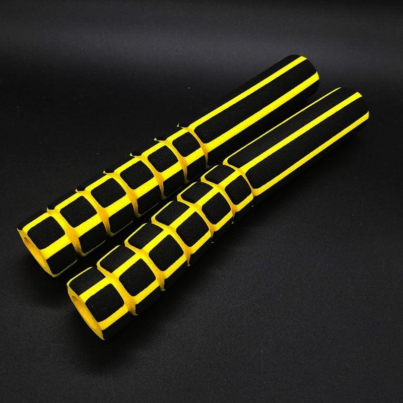 Bike Long Length Bike Racing Bicycle Handle Bar Foam Sponge Grip Cover Non-slip Soft Handlebar Bike Bar Grips Foam Single Bicycle Handle Bar Soft Comfortable Non-Slip Bike Handle Grips For Mountain 12/22cm Stevvex