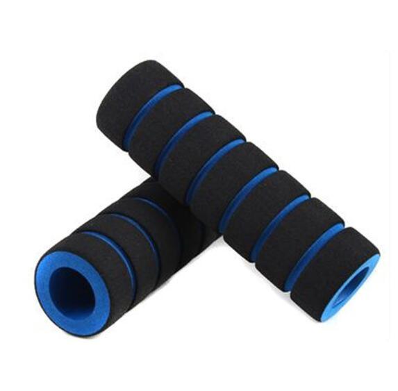 Bike Long Length Bike Racing Bicycle Handle Bar Foam Sponge Grip Cover Non-slip Soft Handlebar Bike Bar Grips Foam Single Bicycle Handle Bar Soft Comfortable Non-Slip Bike Handle Grips For Mountain 12/22cm Stevvex