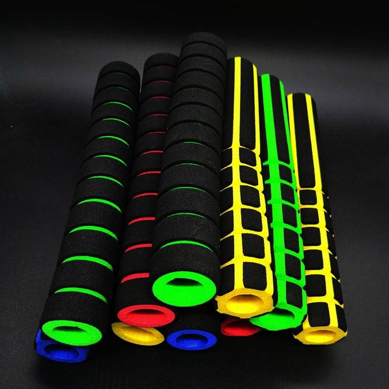 Bike Long Length Bike Racing Bicycle Handle Bar Foam Sponge Grip Cover Non-slip Soft Handlebar Bike Bar Grips Foam Single Bicycle Handle Bar Soft Comfortable Non-Slip Bike Handle Grips For Mountain 12/22cm Stevvex