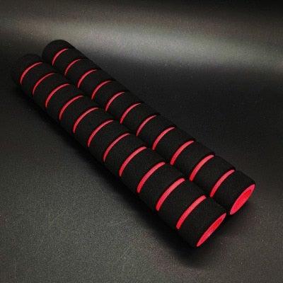 Bike Long Length Bike Racing Bicycle Handle Bar Foam Sponge Grip Cover Non-slip Soft Handlebar Bike Bar Grips Foam Single Bicycle Handle Bar Soft Comfortable Non-Slip Bike Handle Grips For Mountain 12/22cm Stevvex
