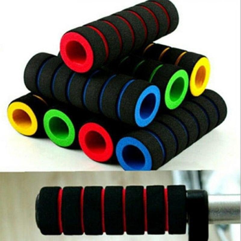 Bike Long Length Bike Racing Bicycle Handle Bar Foam Sponge Grip Cover Non-slip Soft Handlebar Bike Bar Grips Foam Single Bicycle Handle Bar Soft Comfortable Non-Slip Bike Handle Grips For Mountain 12/22cm Stevvex