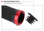 Bike Road Cycling Bicycle Handlebar Cover Grips Soft Rubber Anti-Slip Bike Handle Grip Lock Bar Non-Slip-Rubber Bicycle Handle Grip With Aluminum Lock Bike Grip For Scooter Cruiser Tricycle Wheel Chair Mountain Road Urban Foldable Bike Stevvex