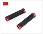 Bike Road Cycling Bicycle Handlebar Cover Grips Soft Rubber Anti-Slip Bike Handle Grip Lock Bar Non-Slip-Rubber Bicycle Handle Grip With Aluminum Lock Bike Grip For Scooter Cruiser Tricycle Wheel Chair Mountain Road Urban Foldable Bike Stevvex