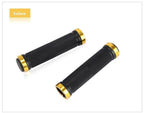 Bike Road Cycling Bicycle Handlebar Cover Grips Soft Rubber Anti-Slip Bike Handle Grip Lock Bar Non-Slip-Rubber Bicycle Handle Grip With Aluminum Lock Bike Grip For Scooter Cruiser Tricycle Wheel Chair Mountain Road Urban Foldable Bike Stevvex