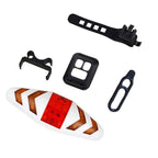 Bike Signal Wireless Remote Mountain Bike Cycling Lights Remote Control LED Warning Lamp Flashing Bike TailLight With Turn Signals Wireless Remote Control Ultra Bright LED Safety Warning Rear Lights Stevvex
