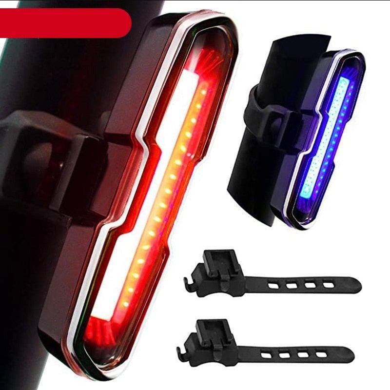 Bike Tail Light Ultra Bright USB Rechargeable LED Bicycle Rear Light 5 Light Mode Headlights High Visibility Bike Rear Light USB Rechargeable LED Bicycle Tail Light Waterproof Cycling Safety Flashlight With Multiple Modes Stevvex