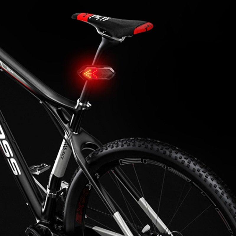 Bike Turn Signals Remote Control Bicycle Direction Indicator LED Rear Light USB Rechargeable Cycling Taillight With Horn Wireless Remote Control Bike Rear Light Back USB Rechargeable Safety Warning Cycling Light Fits On Any Road Bicycle Stevvex