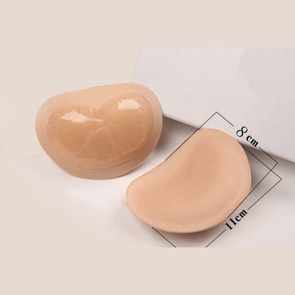 Bikini Chest Pad Bikini Set Breast Pads Breathable Push Up Sticky Bra Cups For Women Push Up Padded Bikinis Swimsuit Women Swimwear Women Thicker Breathable Sponge Bra Pad Stevvex