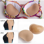 Bikini Chest Pad Bikini Set Breast Pads Breathable Push Up Sticky Bra Cups For Women Push Up Padded Bikinis Swimsuit Women Swimwear Women Thicker Breathable Sponge Bra Pad Stevvex