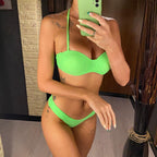 Bikini Push Up Swimsuit Female Swimwear Women's Bathing Suits Push Up Underwire Bikini Set Padded Two Piece Swimsuits Women Two-pieces Durable Bikini Set With Bra Cup Modern Bathing Suit Stevvex