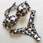 Bikini Push Up Swimsuit Female Swimwear Women's Bathing Suits Push Up Underwire Bikini Set Padded Two Piece Swimsuits Women Two-pieces Durable Bikini Set With Bra Cup Modern Bathing Suit Stevvex