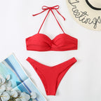 Bikini Push Up Swimwear  Bikini Set Pink Swimwear Women Micro Swimsuit Female Bandage Bikini Beach Wear Swimming Two-Piece Swimsuit Summer Swimsuit for Women Stevvex