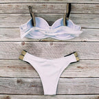 Bikini Push Up Swimwear  Bikini Set Pink Swimwear Women Micro Swimsuit Female Bandage Bikini Beach Wear Swimming Two-Piece Swimsuit Summer Swimsuit for Women Stevvex