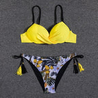 Bikini Push Up Swimwear  Bikini Set Pink Swimwear Women Micro Swimsuit Female Bandage Bikini Beach Wear Swimming Two-Piece Swimsuit Summer Swimsuit for Women Stevvex