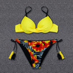 Bikini Push Up Swimwear  Bikini Set Pink Swimwear Women Micro Swimsuit Female Bandage Bikini Beach Wear Swimming Two-Piece Swimsuit Summer Swimsuit for Women Stevvex