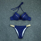 Bikini Push Up Swimwear  Bikini Set Pink Swimwear Women Micro Swimsuit Female Bandage Bikini Beach Wear Swimming Two-Piece Swimsuit Summer Swimsuit for Women Stevvex